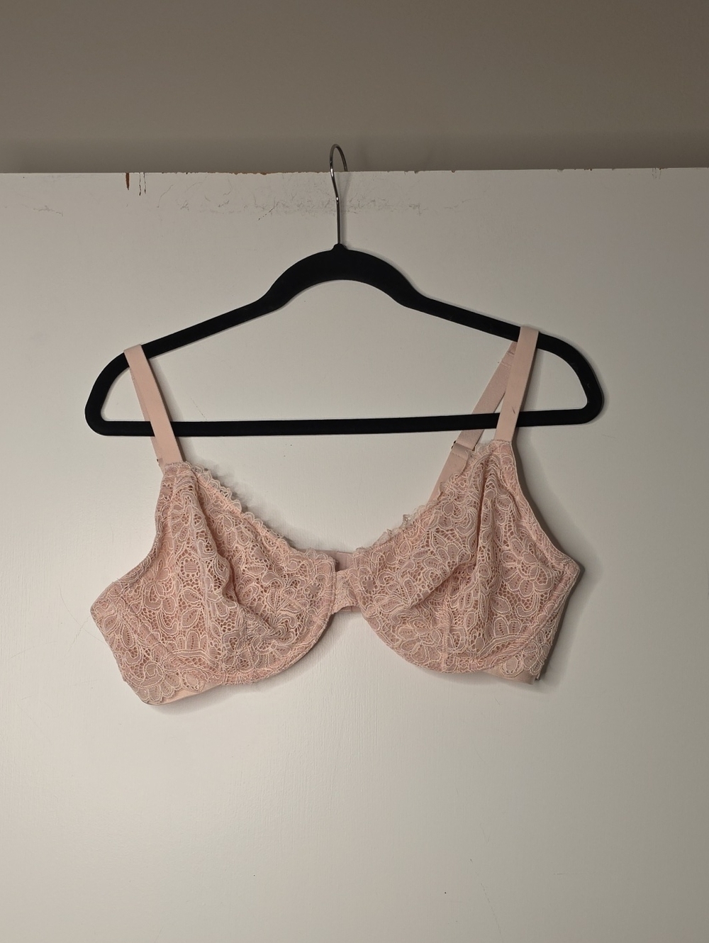Soma Lace Underwire Bra in Blush